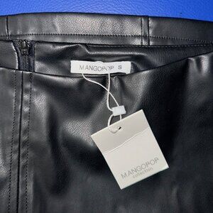 MANGOPOP Faux Leather Mini Skirt – Size Small